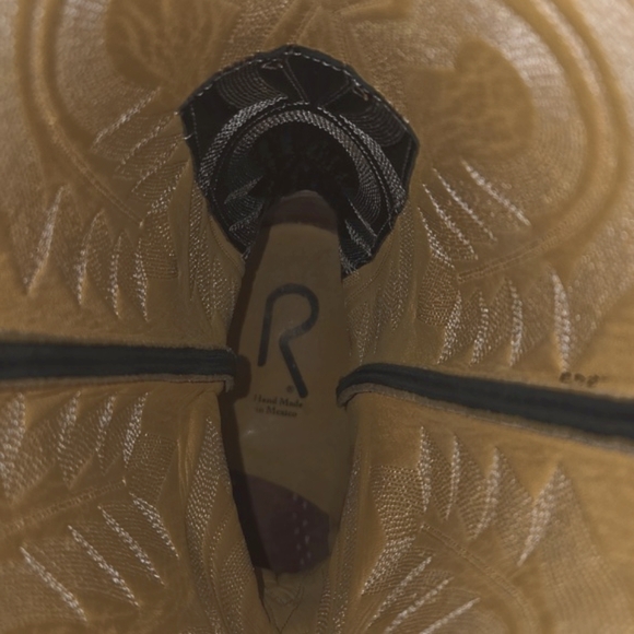 Rod Patrick Custom Black Florence Buffalo Leather Western Cowboy Boots - Picture 16 of 17